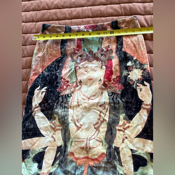 Vivienne Tam Multicolor Artistic Pencil Skirt - Picture 4 of 6